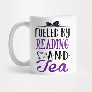 Fueled by Reading and Tea Mug